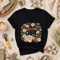 Quilting Through A Hard Day Women's V-Neck