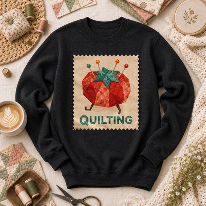 Quilting Tomato Long Sleeve - Black