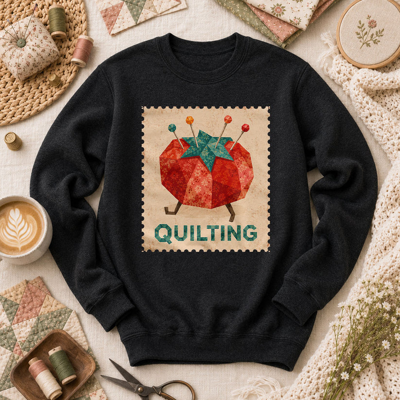 Quilting Tomato Long Sleeve - Black