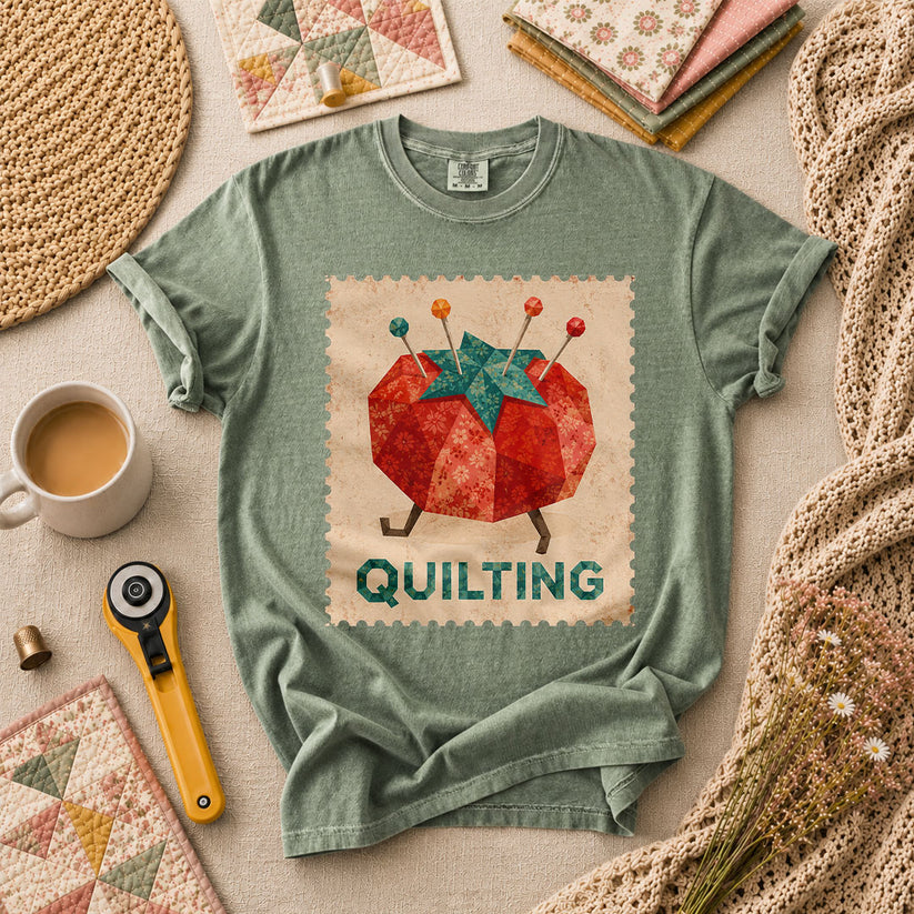 Quilting Tomato T-Shirt - Forest
