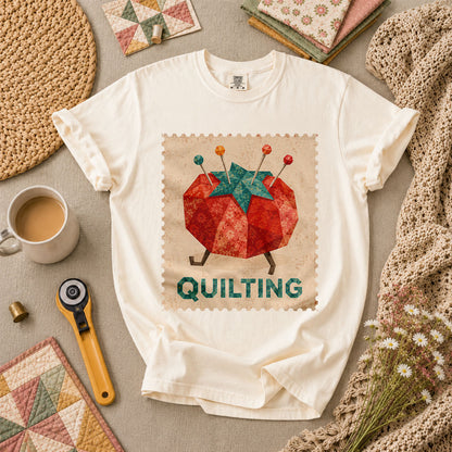 Quilting Tomato T-Shirt - Ivory