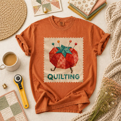Quilting Tomato T-Shirt - Yam
