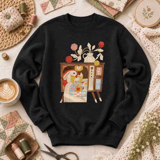 Quilting TV Long Sleeve - Black