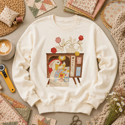 Quilting TV Long Sleeve - Natural
