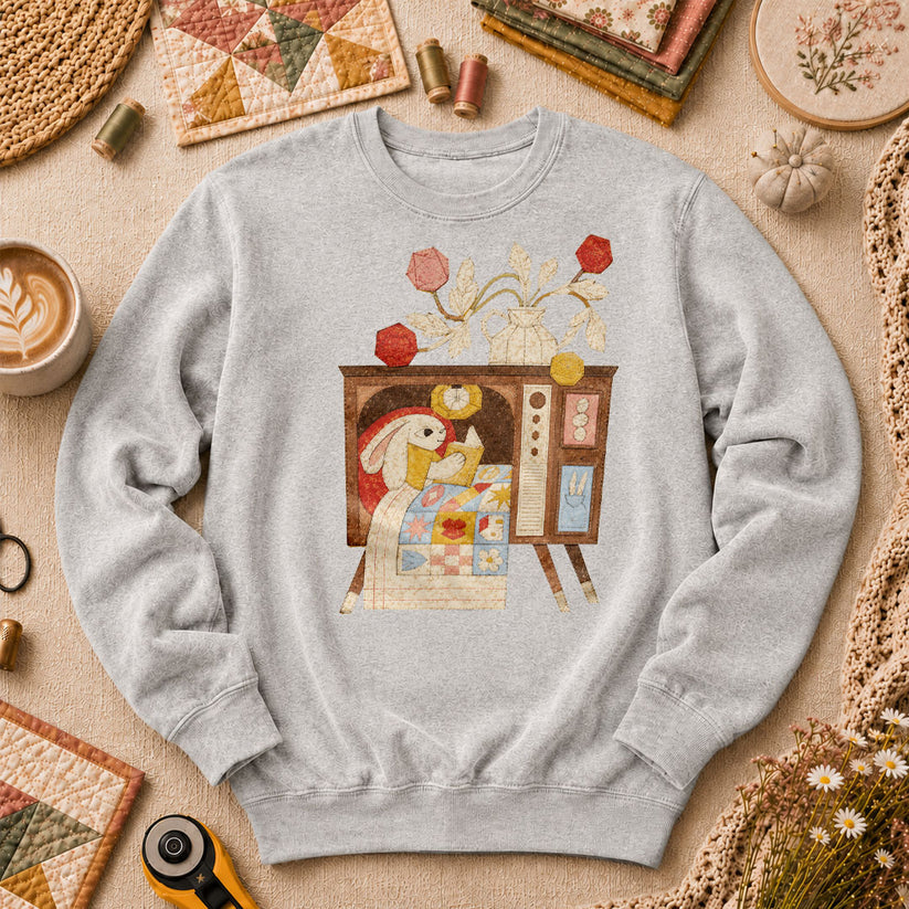 Quilting TV Long Sleeve - Sport Grey