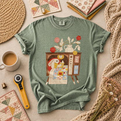 Quilting TV T-Shirt - Forest