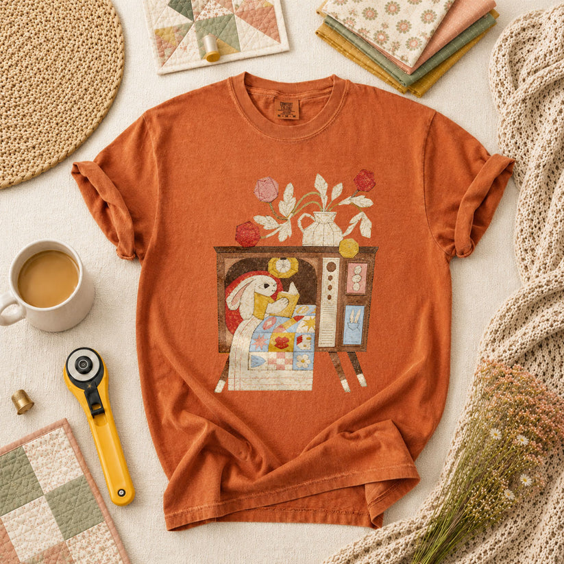 Quilting TV T-Shirt - Yam
