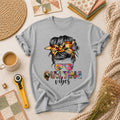 Quilting Vibes Typography T-Shirt