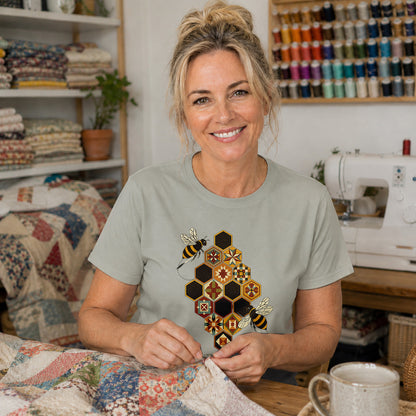 Quilting Bee Hexagon T-shirt