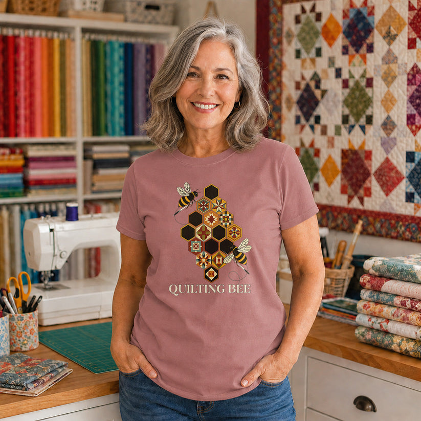 Quilting Bee Hexagon T-shirt