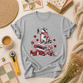 Raccoon Quilter Rotary Cutter Fabric Stack T-Shirt