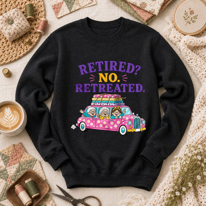 Retired No Retreated Long Sleeve - Black