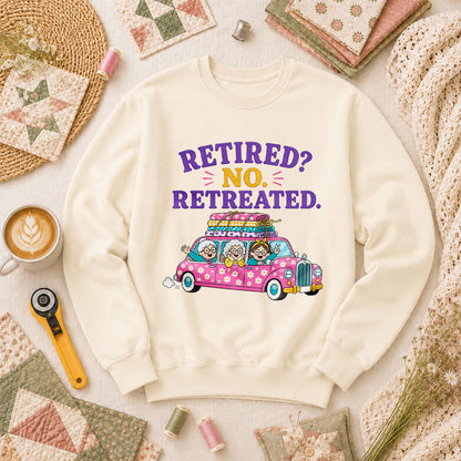 Retired No Retreated Long Sleeve - Natural