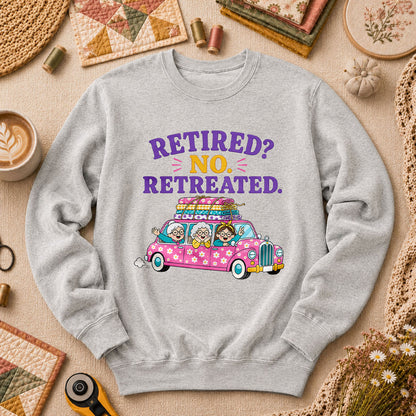 Retired No Retreated Long Sleeve - Sport Grey