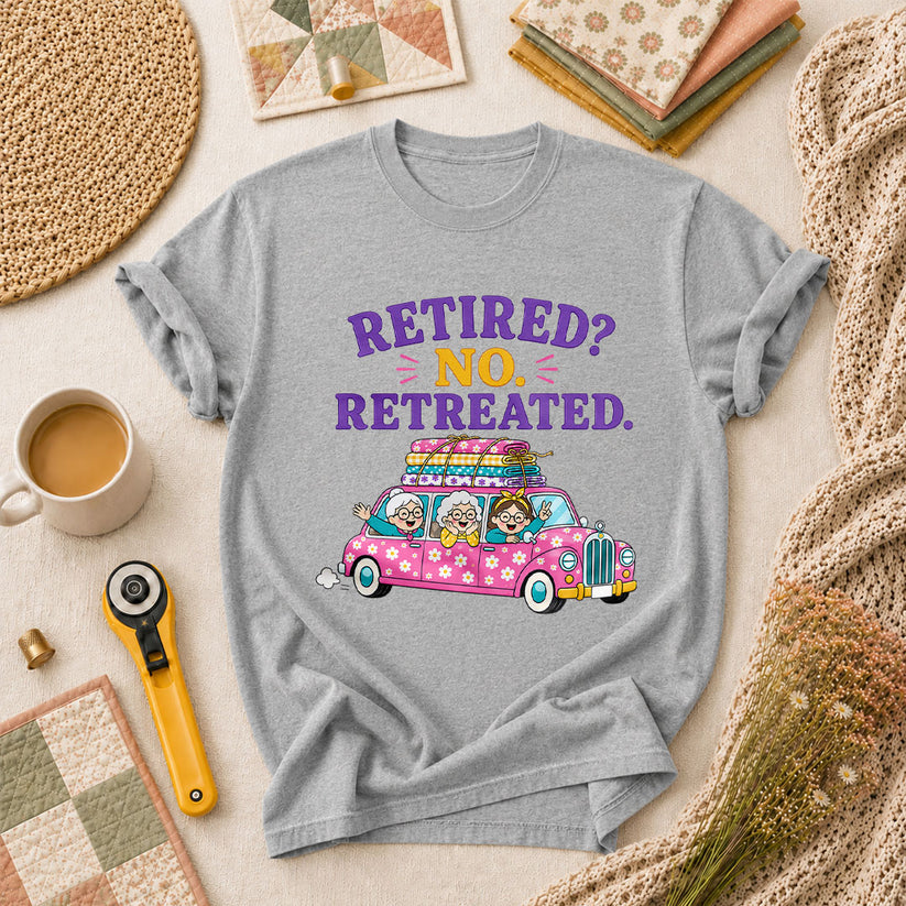 Retired No Retreated T-Shirt - Athletic Heather