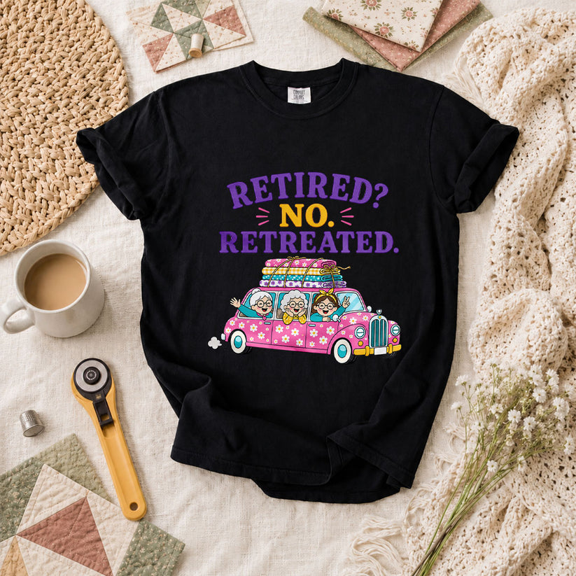 Retired No Retreated T-Shirt - Black