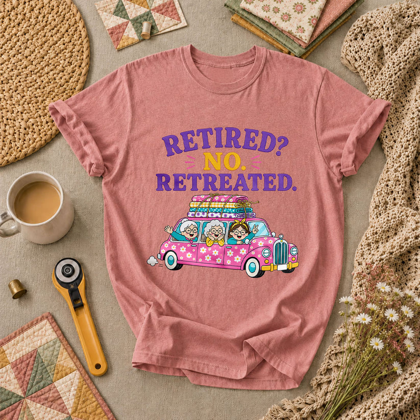 Retired No Retreated T-Shirt - Heather Mauve