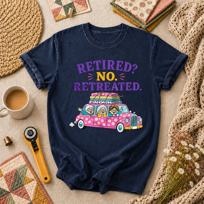 Retired No Retreated T-Shirt - Navy