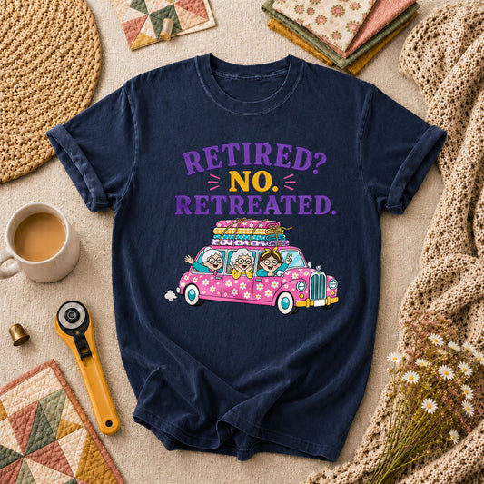 Retired No Retreated T-Shirt - Navy