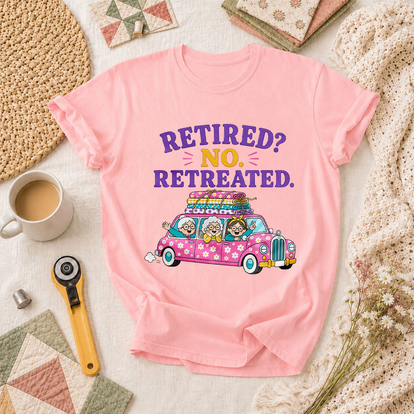 Retired No Retreated T-Shirt - Pink