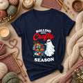 Rolling Into Crafty Season Ghost Women's V-Neck