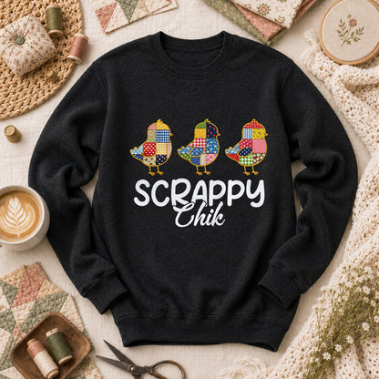 Scrappy Chik Long Sleeve - Black