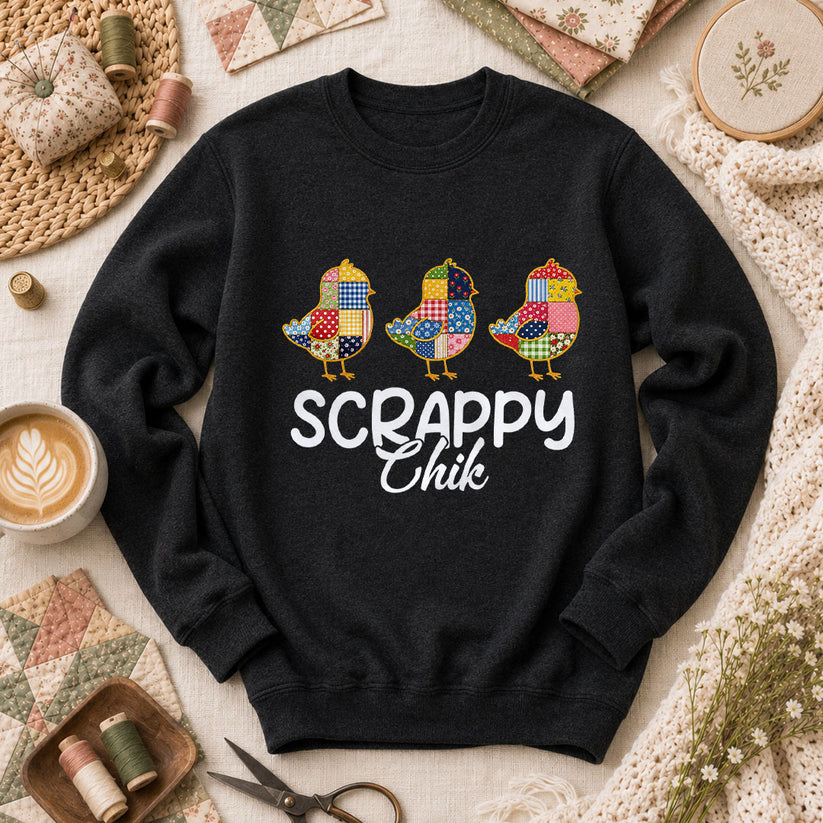 Scrappy Chik Long Sleeve - Black