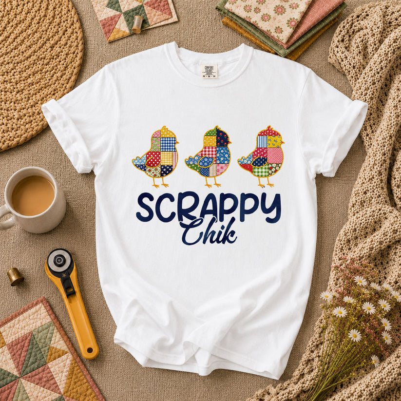 Scrappy Chik T-Shirt - White