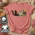 Sea Otter Quilting Patchwork T-Shirt