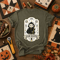 Seam Reaper Cat Halloween Quilter T-Shirt