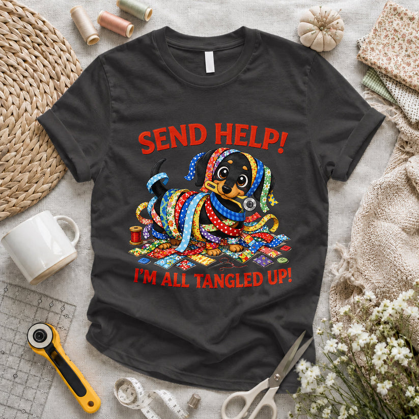 Send Help Tangled Octopus T-shirt