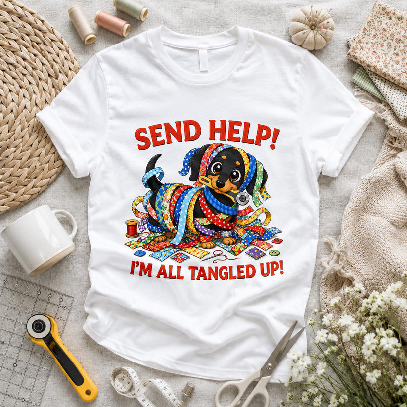 Send Help Tangled Octopus T-shirt