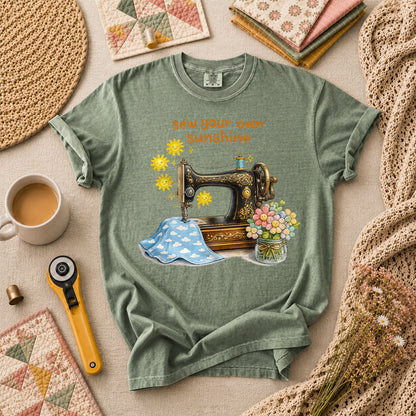 Sew Your Own Sunshine T-Shirt - Forest Green