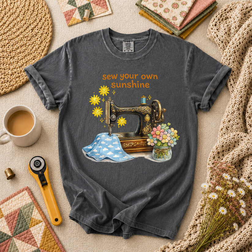 Sew Your Own Sunshine T-Shirt - Grey