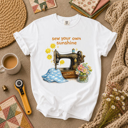 Sew Your Own Sunshine T-Shirt - White