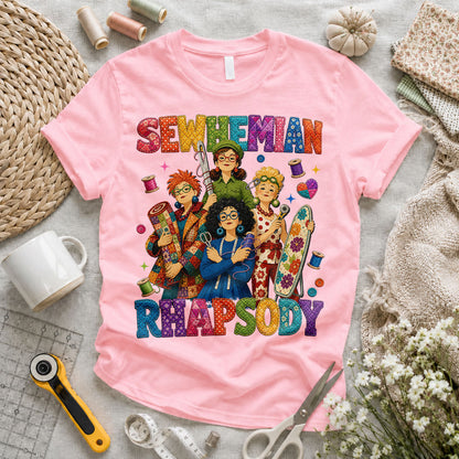 Sewhemian Rhapsody Pink Flatlay