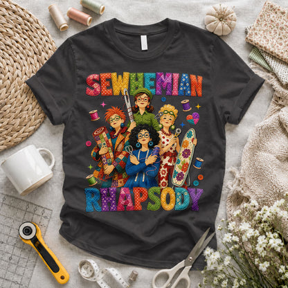 Sewhemian Rhapsody Dark Heather Grey Flatlay