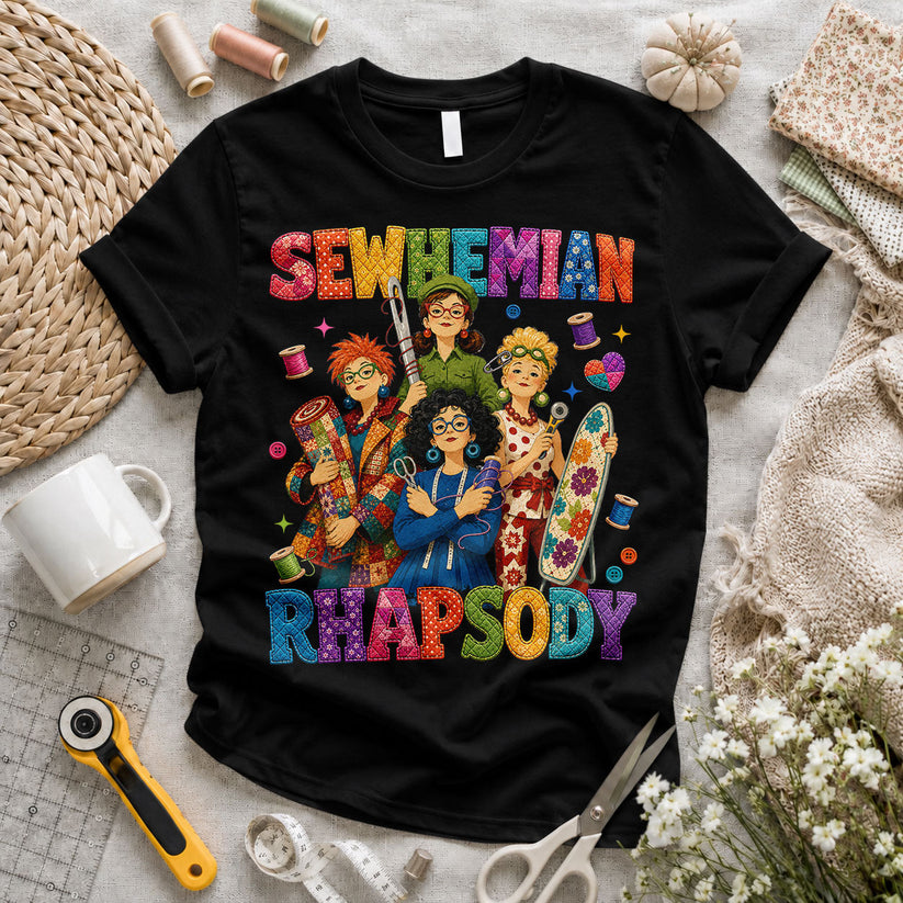Sewhemian Rhapsody Black Flatlay