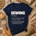 Sewing Definition Vintage Women's V-Neck