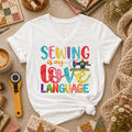 Sewing Is My Love Language Women's V-Neck