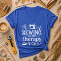 Sewing Is My Therapy Women's V-Neck