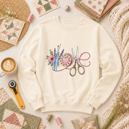 Sewing Love Long Sleeve - Natural