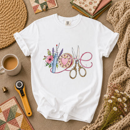Sewing Love T-Shirt - White