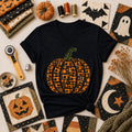 Sewing Machine Pumpkin Halloween Women's V-Neck