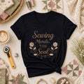 Sewing Mends The Soul Floral Women's V-Neck