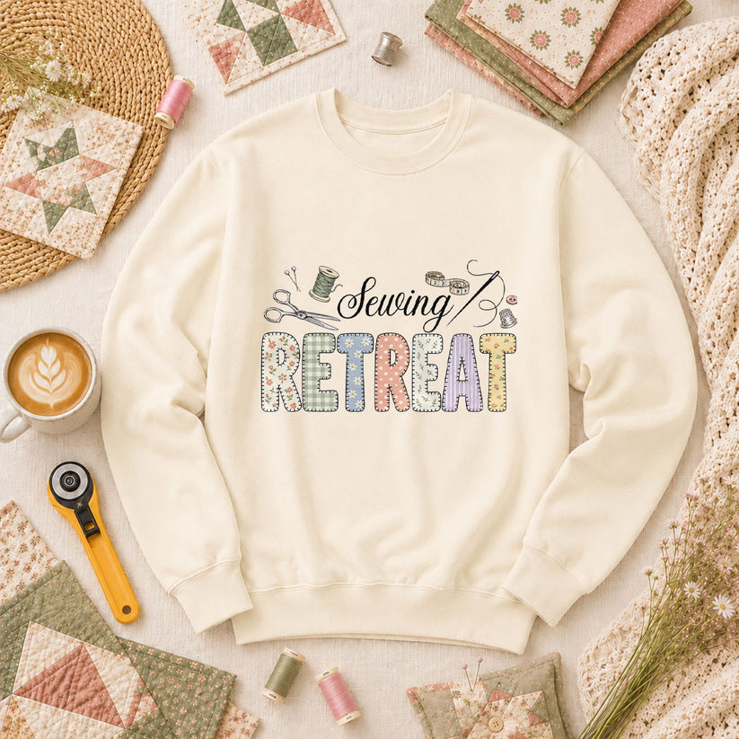 Sewing Retreat Long Sleeve - Natural