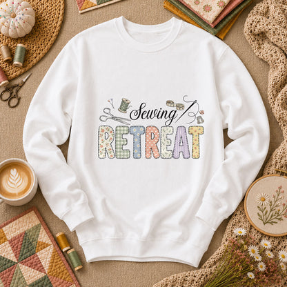 Sewing Retreat Long Sleeve - White