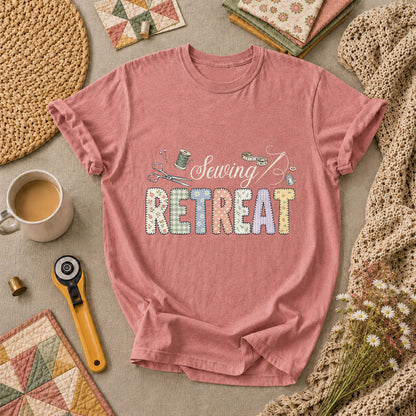 Sewing Retreat T-Shirt - Heather Mauve