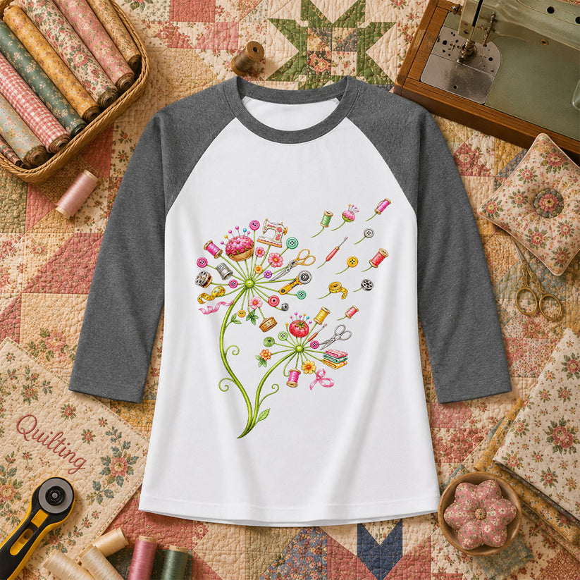 Sewing Supplies Dandelion Raglan Sleeve - Deep Heather