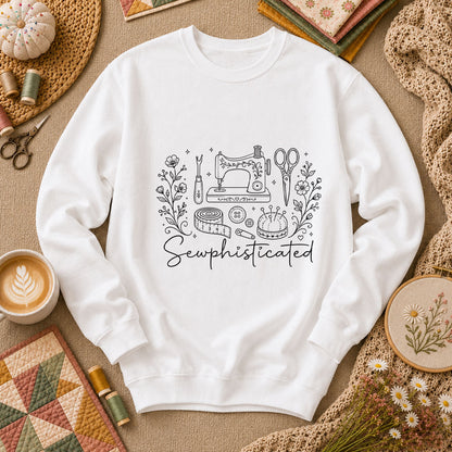 Sewphisticated Long Sleeve - White